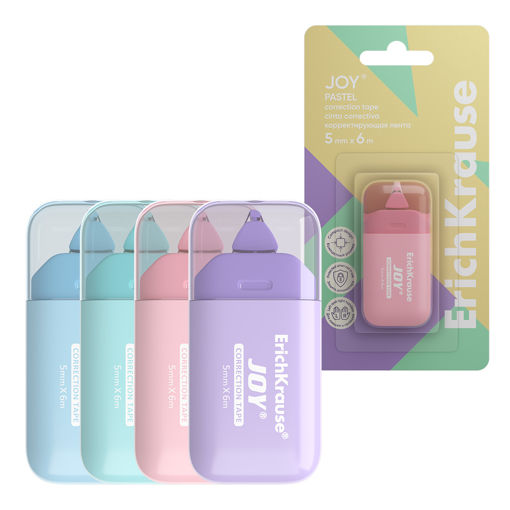 Picture of ERICHKRAUSE CORRECTION TAPE JOY PASTEL 5MM X 6M